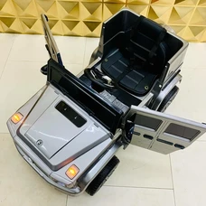 Детский электромобиль джип M 5803EBLR-11 серый Mercedes с мягким сиденьем фото 71
