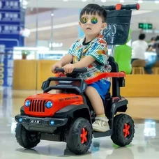 Детский джип каталка - толокар M 5789EBLR-3 красный с пультом управления