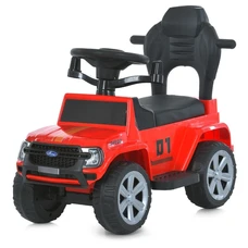 Детская каталка - толокар M 5804EL-4 синяя Ford с родительской ручкой фото 21