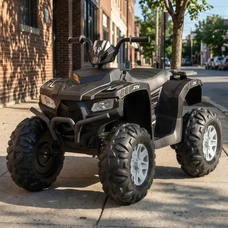 Детский квадроцикл M 6060EL-2(24V) черный с аккумулятором 24V5AH
