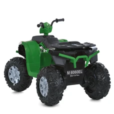 Детский квадроцикл M 6060EL-5(24V) зеленый с аккумулятором 24V5AH фото 21