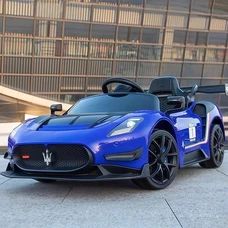 Детский электромобиль M 5105EBLR-4 синий Maserati с четырьмя моторами