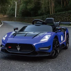 Детский электромобиль M 5105EBLR-4 синий Maserati с четырьмя моторами фото 41