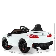 Детский электромобиль M 4791EBLR-1 белый BMW с мягким сиденьем фото 32