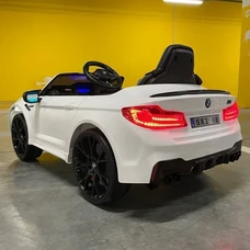 Детский электромобиль M 4791EBLR-1 белый BMW с мягким сиденьем фото 37