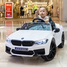 Детский электромобиль M 4791EBLR-1 белый BMW с мягким сиденьем фото 41
