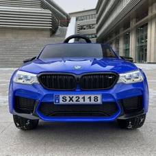 Детский электромобиль M 4791EBLR-4 синий BMW с мягким сиденьем фото 14
