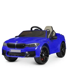 Детский электромобиль M 4791EBLR-4 синий BMW с мягким сиденьем фото 15