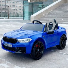 Детский электромобиль M 4791EBLR-4 синий BMW с мягким сиденьем фото 37