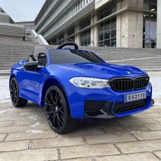 Детский электромобиль M 4791EBLR-4 синий BMW с мягким сиденьем фото 41