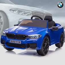 Детский электромобиль M 4791EBLR-4 синий BMW с мягким сиденьем фото 63