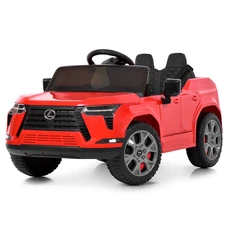 Детский электромобиль джип M 6410EBLR-3 красный Lexus с мягким сиденьем фото 14