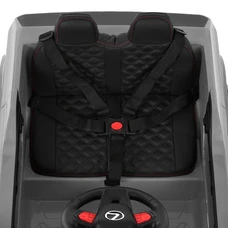 Детский электромобиль джип M 6410EBLR-11 серый Lexus с мягким сиденьем фото 11