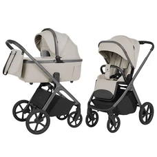 Универсальная коляска 2 в 1 Carrello Vector CRL-6700 Zephyr Beige светло-бежевая фото 21
