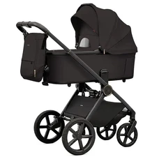 Универсальная коляска 2 в 1 Carrello Ultimo CRL-6701 Sable Black черная с сумочкой