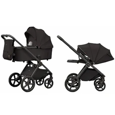 Универсальная коляска 2 в 1 Carrello Ultimo CRL-6701 Sable Black черная с сумочкой фото 21