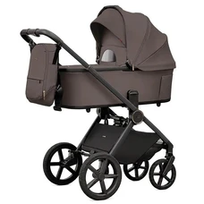 Универсальная коляска 2 в 1 Carrello Ultimo CRL-6701 Lucky Brown коричневая с сумочкой