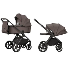 Универсальная коляска 2 в 1 Carrello Ultimo CRL-6701 Lucky Brown коричневая с сумочкой фото 21