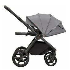Универсальная коляска 2 в 1 Carrello Ultimo CRL-6701 Canyon Grey серая с сумочкой фото 14
