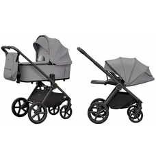 Универсальная коляска 2 в 1 Carrello Ultimo CRL-6701 Canyon Grey серая с сумочкой фото 21