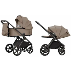 Универсальная коляска 2 в 1 Carrello Ultimo CRL-6701 Acoustic Beige бежевая с сумочкой фото 21
