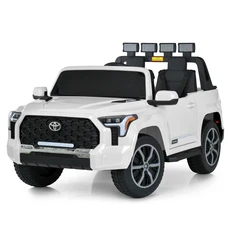 Двухместный детский электромобиль M 6192EBLR-1(24V) белый Toyota 2 мотора по 200W фото 21
