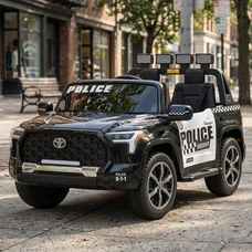 Двухместный детский электромобиль M 6192EBLR-2-1(24V) черно-белый Toyota 2 мотора по 200W