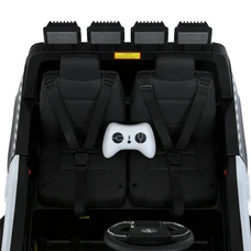 Двухместный детский электромобиль M 6192EBLR-2-1(24V) черно-белый Toyota 2 мотора по 200W фото 92