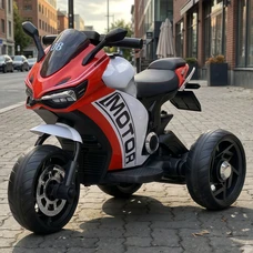 Детский мотоцикл M 4053EL-3 красный Ducati с двумя моторами