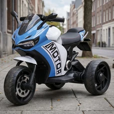 Детский мотоцикл M 4053EL-4 синий Ducati с двумя моторами