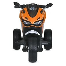Детский мотоцикл M 4053EL-7 оранжевый Ducati с двумя моторами фото 14