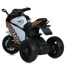 Детский мотоцикл M 4053EL-7 оранжевый Ducati с двумя моторами фото 21