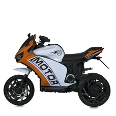 Детский мотоцикл M 4053EL-7 оранжевый Ducati с двумя моторами фото 41