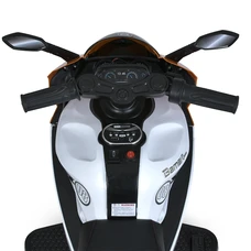 Детский мотоцикл M 4053EL-7 оранжевый Ducati с двумя моторами фото 71
