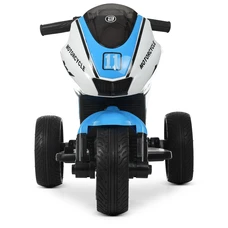 Детский мотоцикл M 4135EL-1-4 сине-белый Yamaha с двумя моторами фото 14