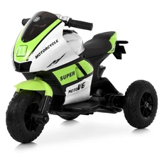 Детский мотоцикл M 4135EL-1-5 зелено-белый Yamaha с двумя моторами фото 37