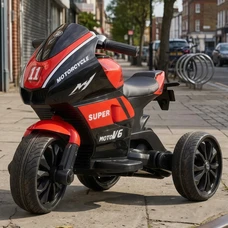 Детский мотоцикл M 4135EL-3 красный Yamaha с двумя моторами