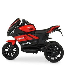 Детский мотоцикл M 4135EL-3 красный Yamaha с двумя моторами фото 41