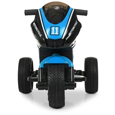 Детский мотоцикл M 4135EL-4 синий Yamaha с двумя моторами фото 14