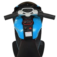 Детский мотоцикл M 4135EL-4 синий Yamaha с двумя моторами фото 41