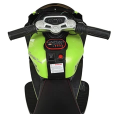 Детский мотоцикл M 4135EL-5 зеленый Yamaha с двумя моторами фото 54