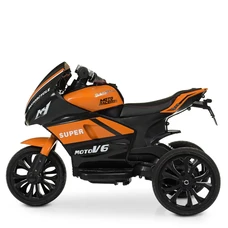 Детский мотоцикл M 4135EL-7 оранжевый Yamaha с двумя моторами фото 41