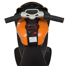 Детский мотоцикл M 4135EL-7 оранжевый Yamaha с двумя моторами фото 54