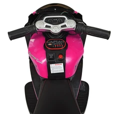 Детский мотоцикл M 4135EL-8 розовый Yamaha с двумя моторами фото 54