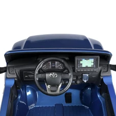 Детский электромобиль джип M 4919EBLRS-4 синий Toyota в автопокраске фото 16