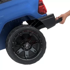 Детский электромобиль джип M 4919EBLRS-4 синий Toyota в автопокраске фото 18