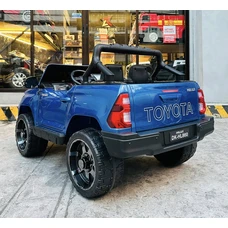 Детский электромобиль джип M 4919EBLRS-4 синий Toyota в автопокраске фото 41
