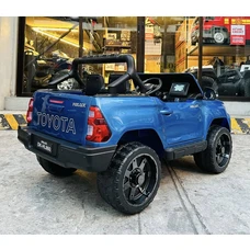 Детский электромобиль джип M 4919EBLRS-4 синий Toyota в автопокраске фото 54
