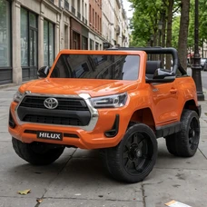 Детский электромобиль джип M 4919EBLRS-7 оранжевый Toyota в автопокраске