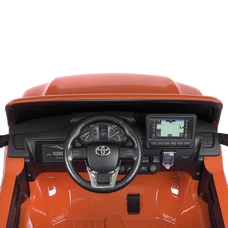 Детский электромобиль джип M 4919EBLRS-7 оранжевый Toyota в автопокраске фото 71
